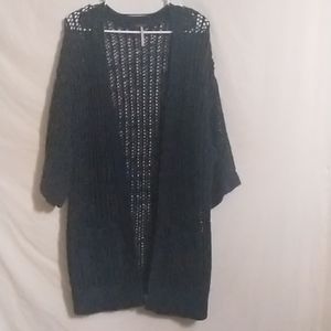 Free People Navy Blue Sweater Size L
